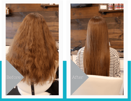 Brazilian Blowout Treatment Before and After Photos