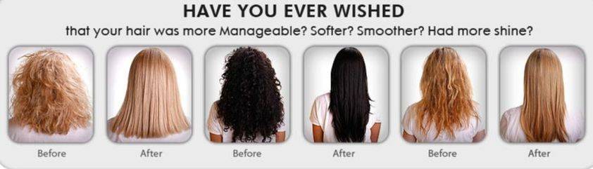 HAVE YOU EVER WISHED that your hair was more managable? softer? smoother? had more shine?